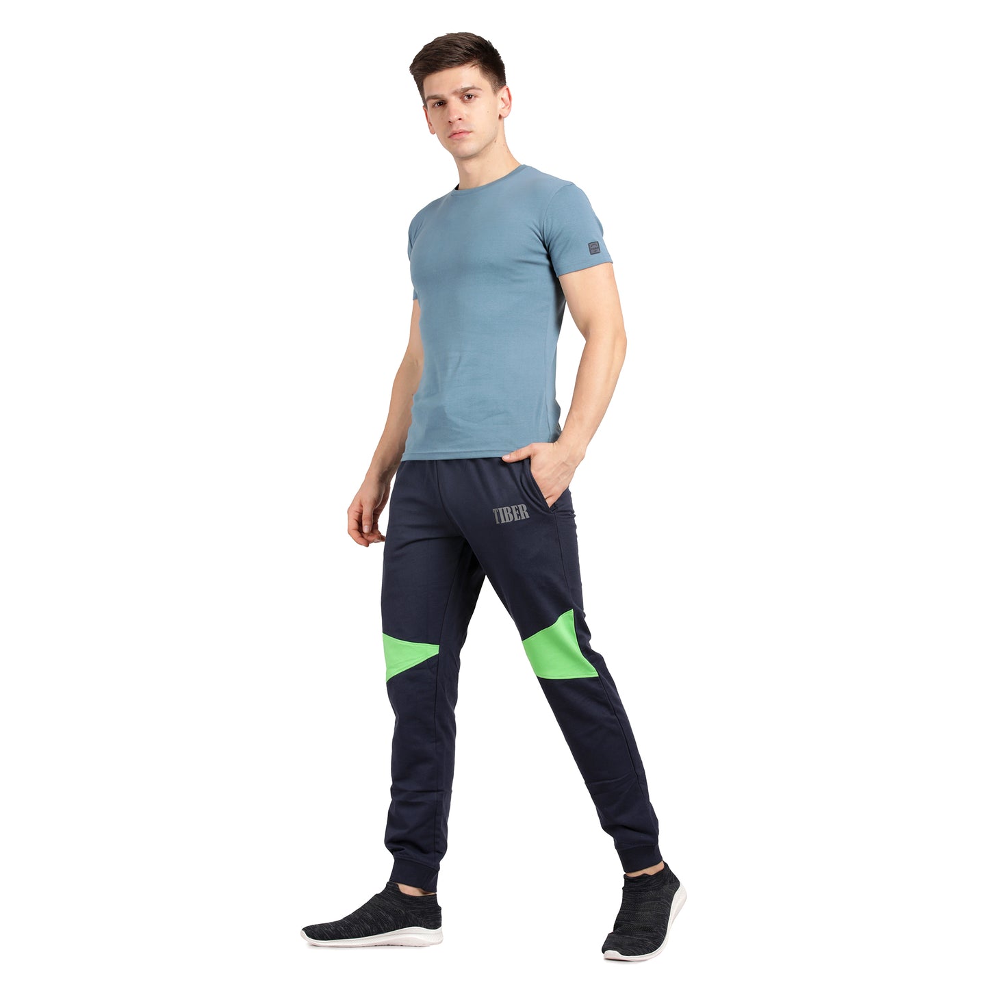 Zig Zag Green Men's Jogger Pants