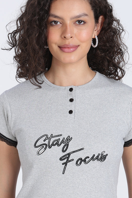 Women leopard print PJ set