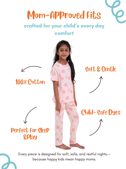 Little ladybug print co-ords (unisex)