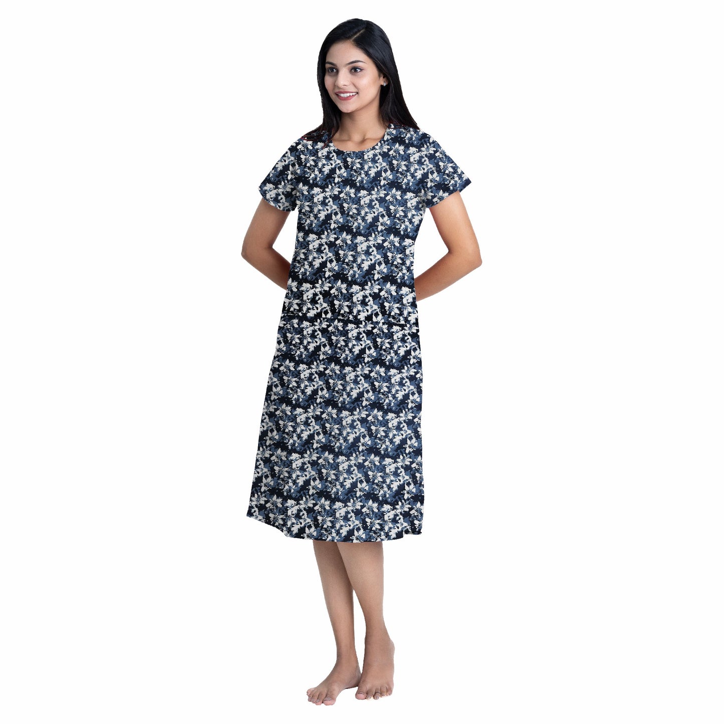 Blue Moon Sleep Dress- Navy