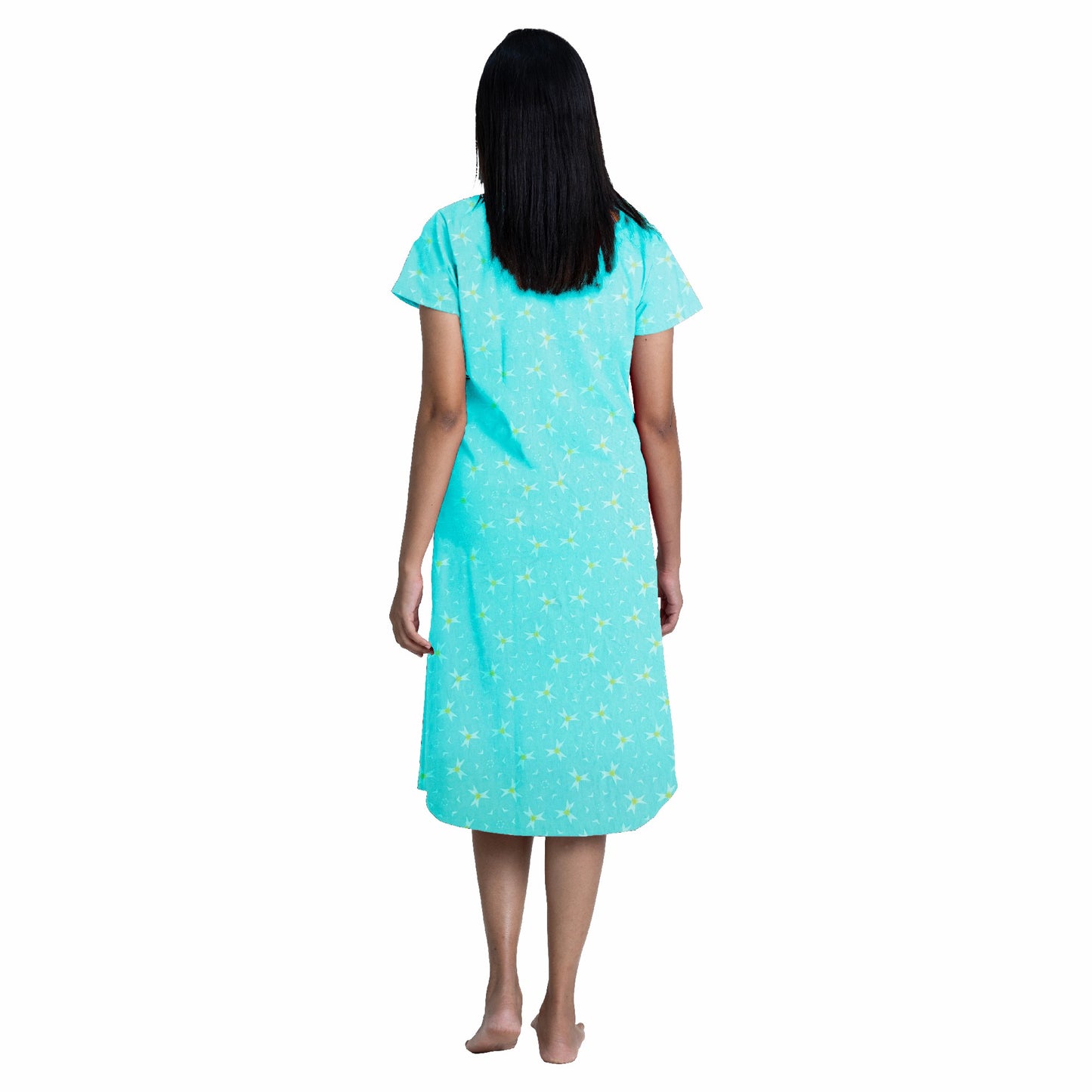Morning Glory Sleep Dress - Sky Blue