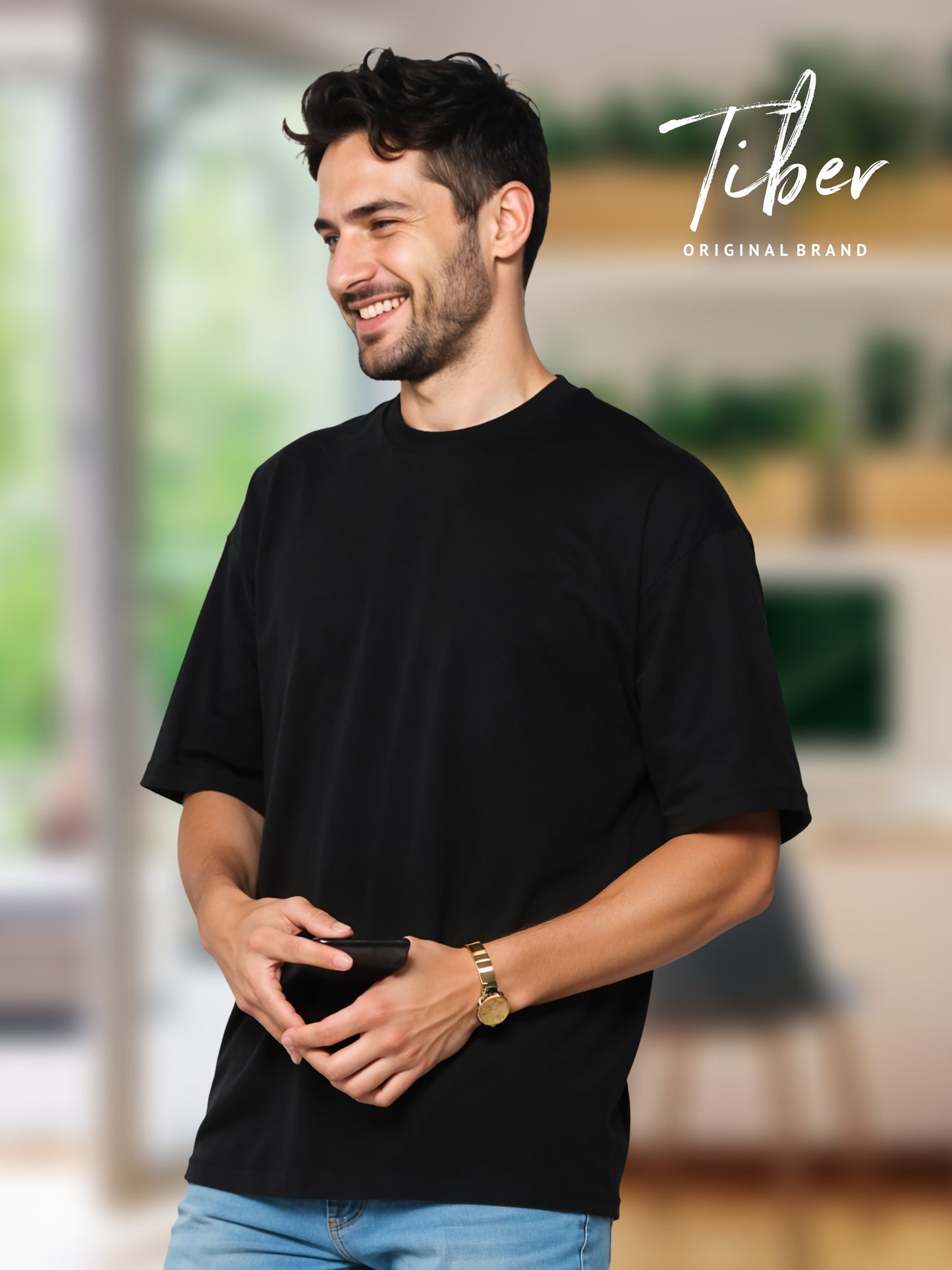 Oversized T-shirt(Design: No signal)