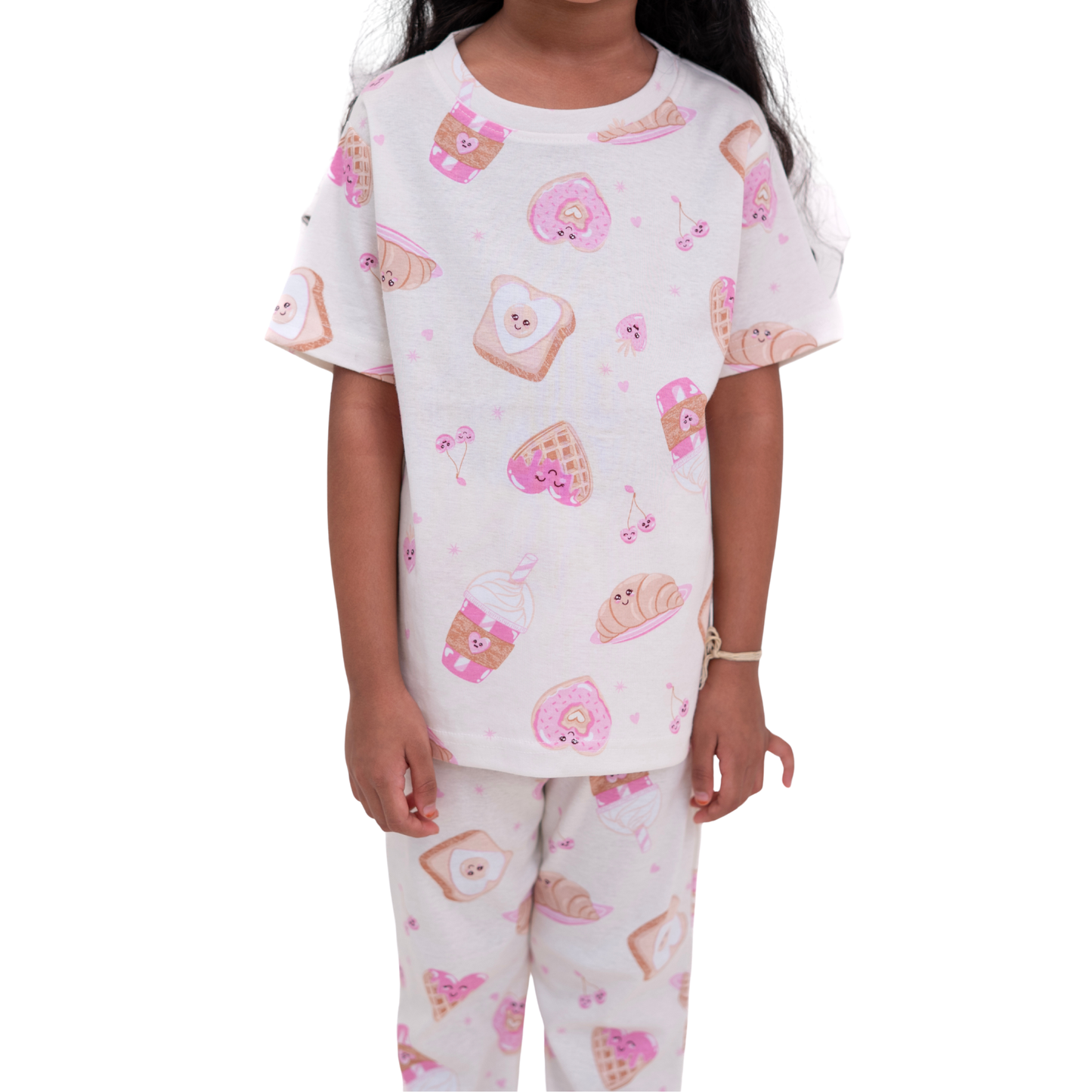 Waffle delight print co-ords (unisex)