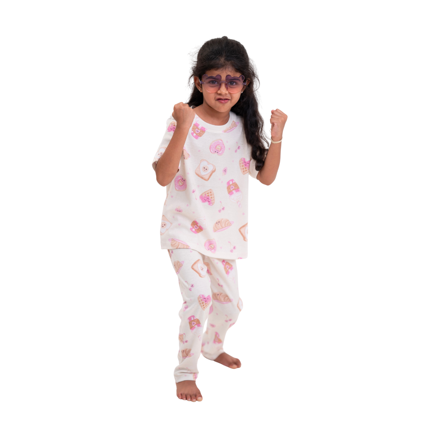 Waffle delight print co-ords (unisex)
