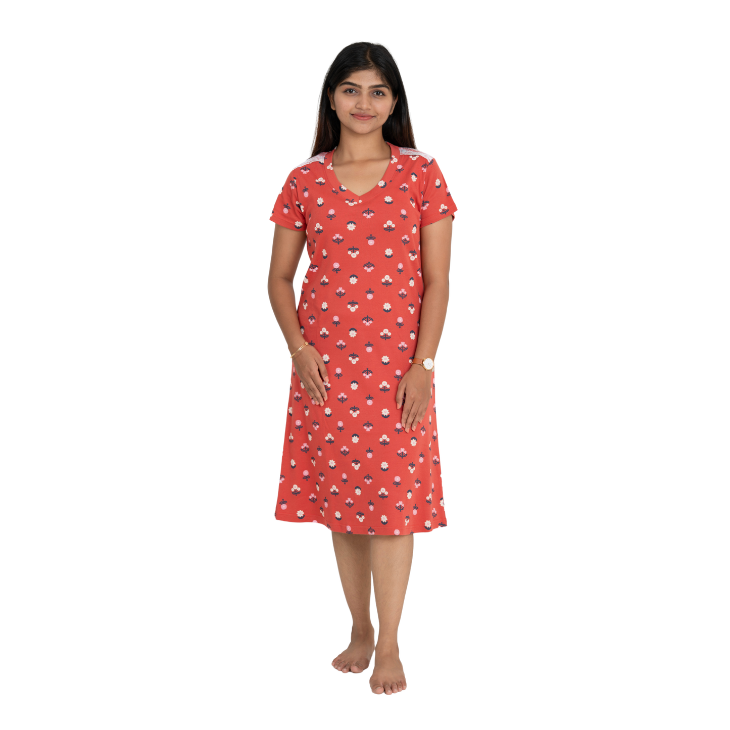 Ditsy Floral print Sleep Dress