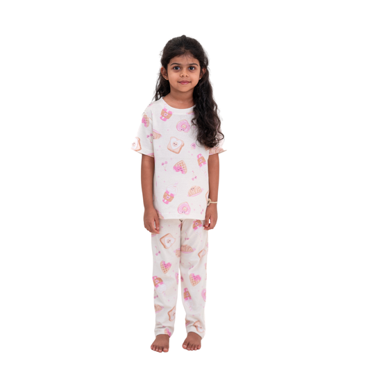 Waffle delight print co-ords (unisex)