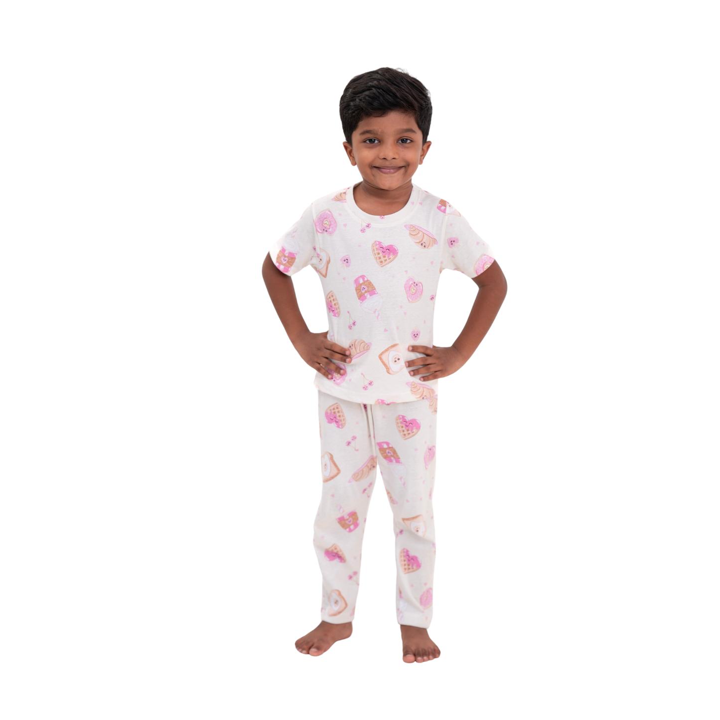 Waffle delight print co-ords (unisex)