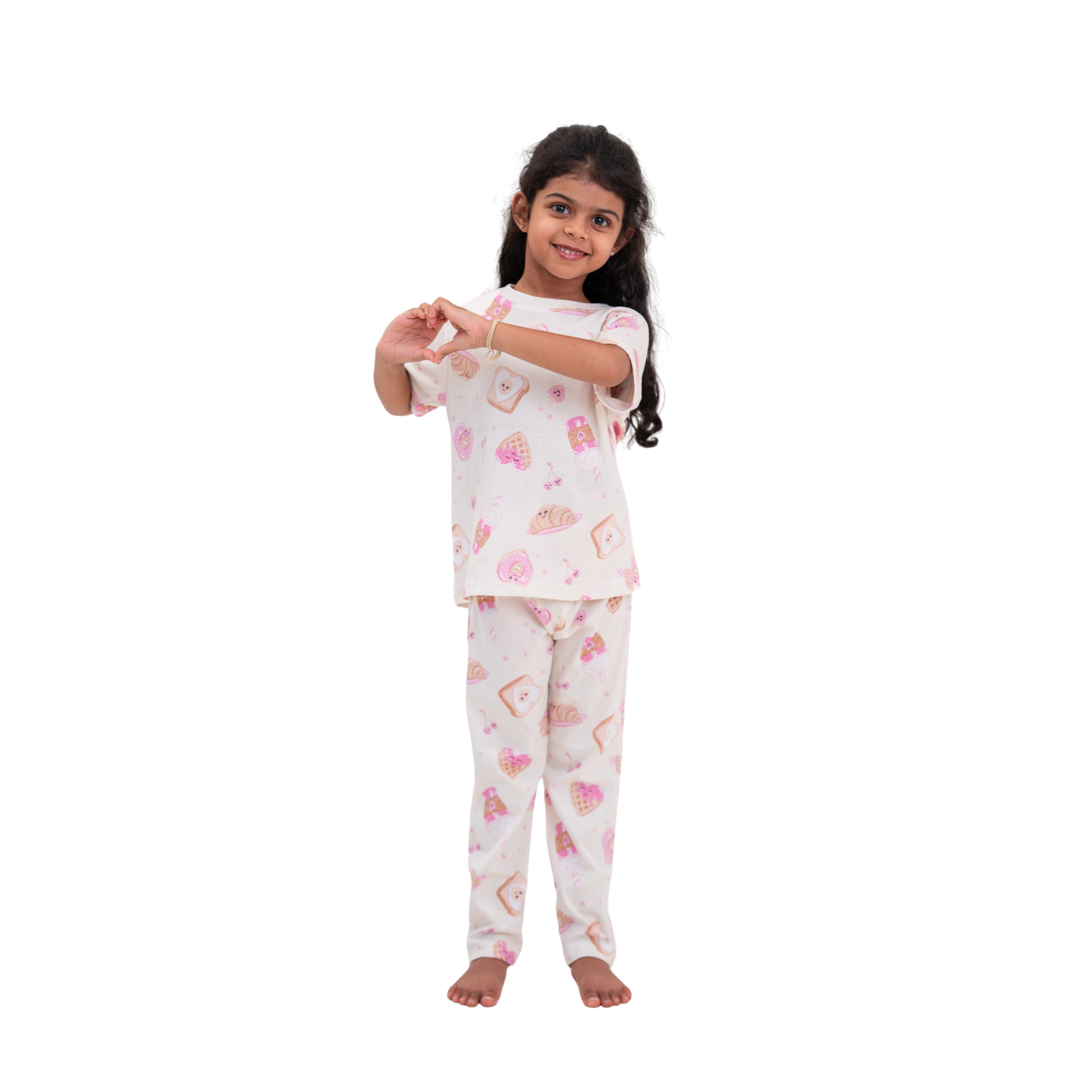 Waffle delight print co-ords (unisex)