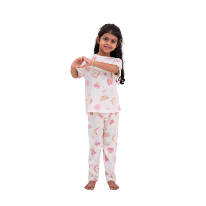Waffle delight print co-ords (unisex)