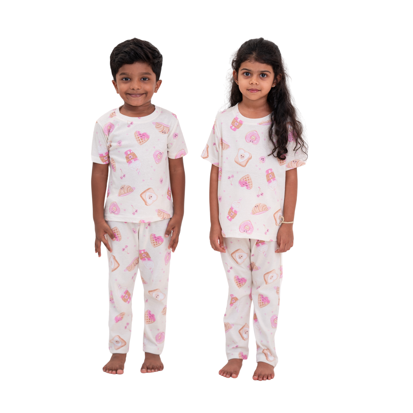 Waffle delight print co-ords (unisex)