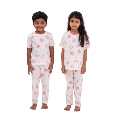 Waffle delight print co-ords (unisex)