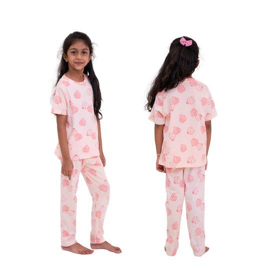 Little ladybug print co-ords (unisex)
