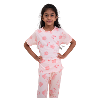 Little ladybug print co-ords (unisex)