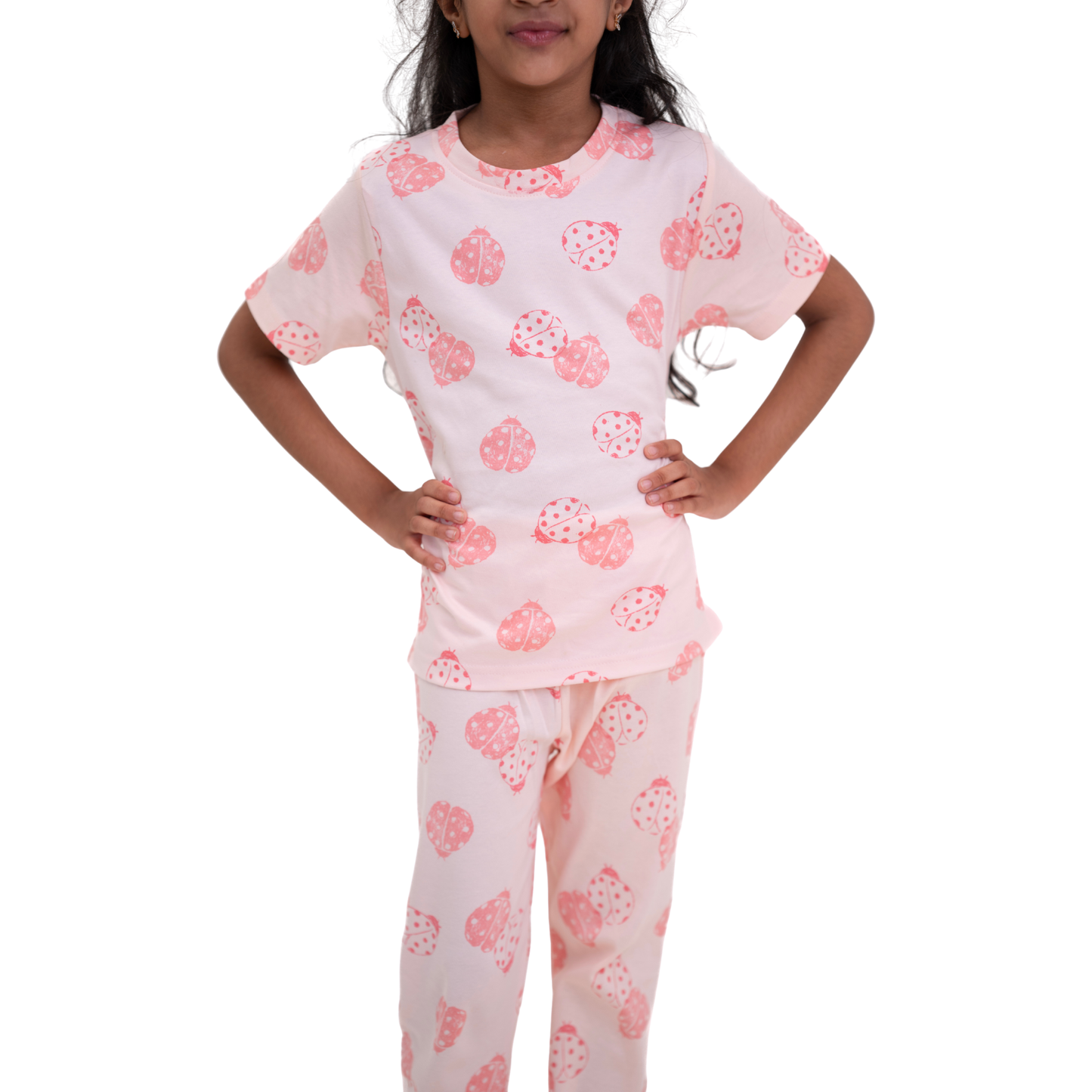 Little ladybug print co-ords (unisex)