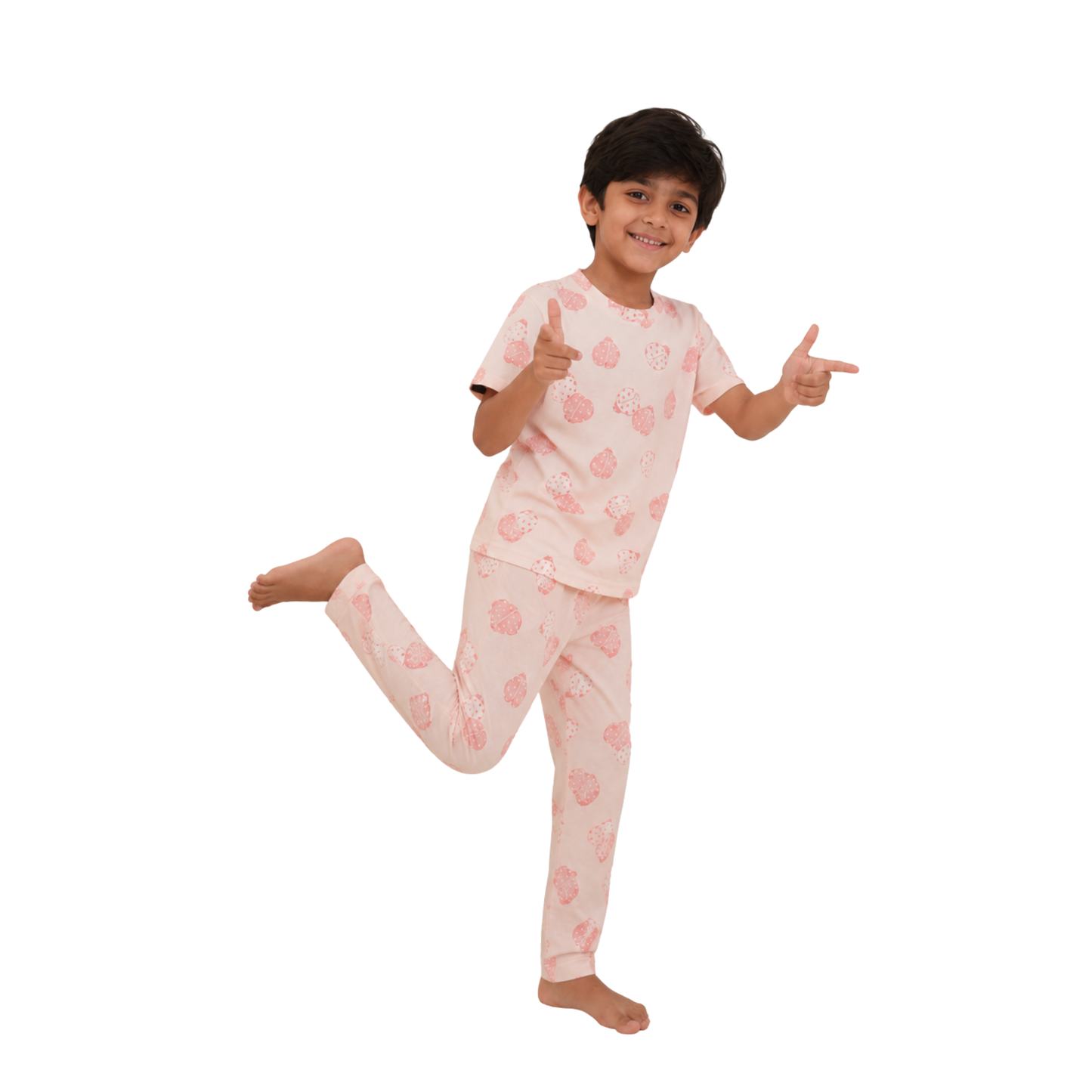 Little ladybug print co-ords (unisex)