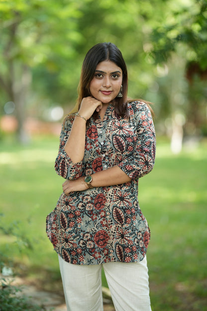 Kalamkari Ethnic Co-Ord Set