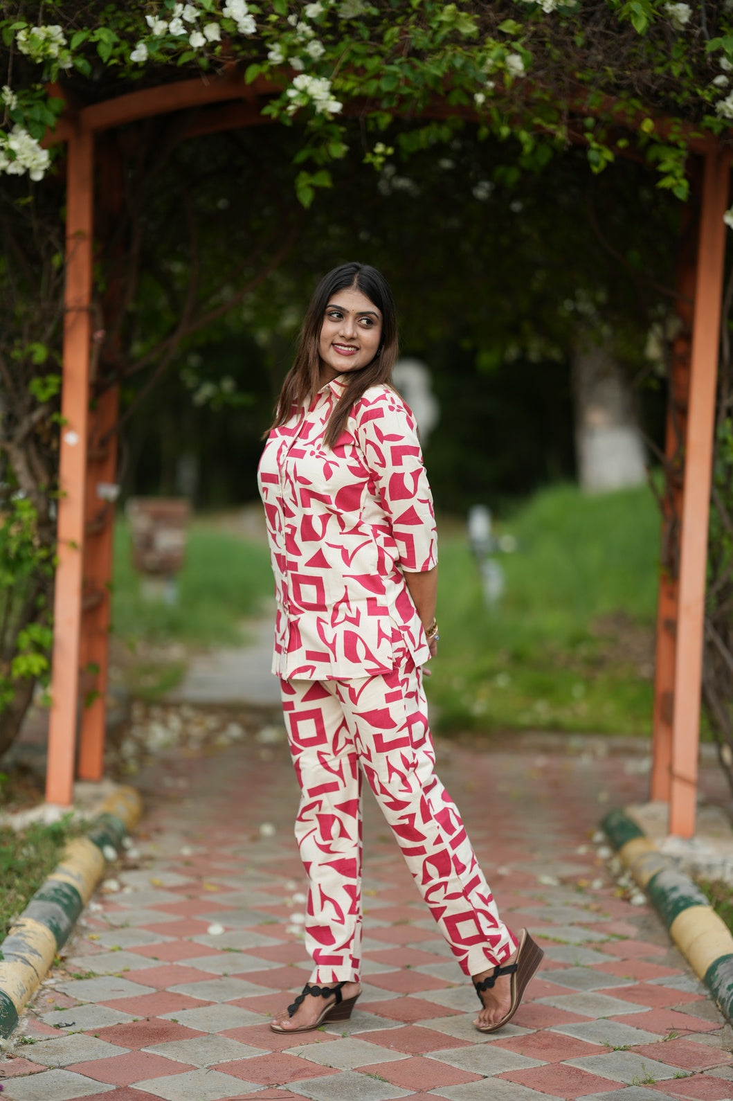 Cherry Checks co-ord set