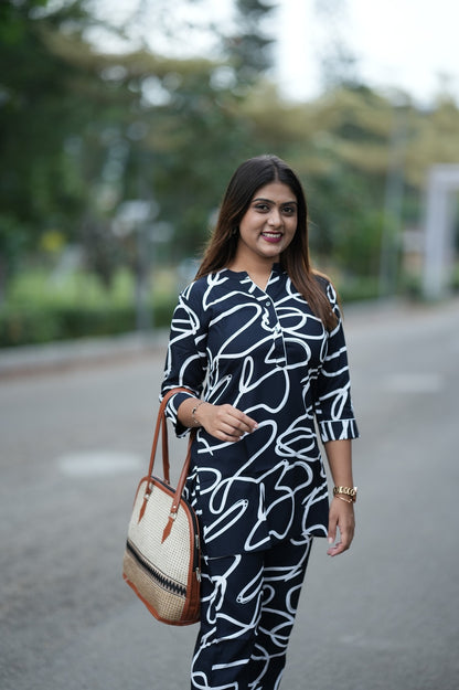 Effortless Black Co-ord set