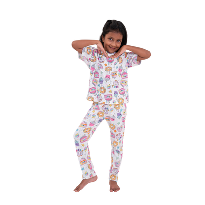 Ice cream & Donut print co-ords (unisex)
