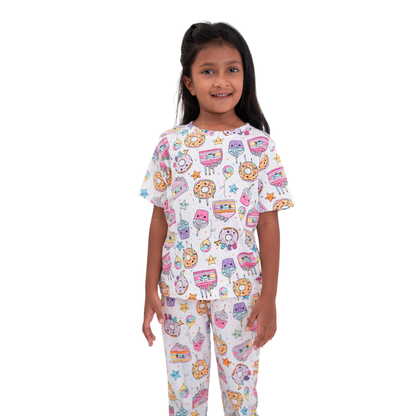 Ice cream & Donut print co-ords (unisex)