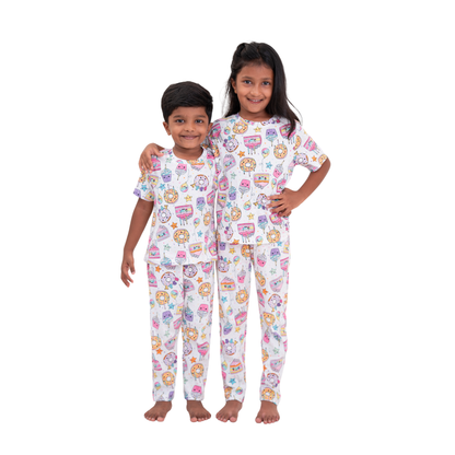 Ice cream & Donut print co-ords (unisex)