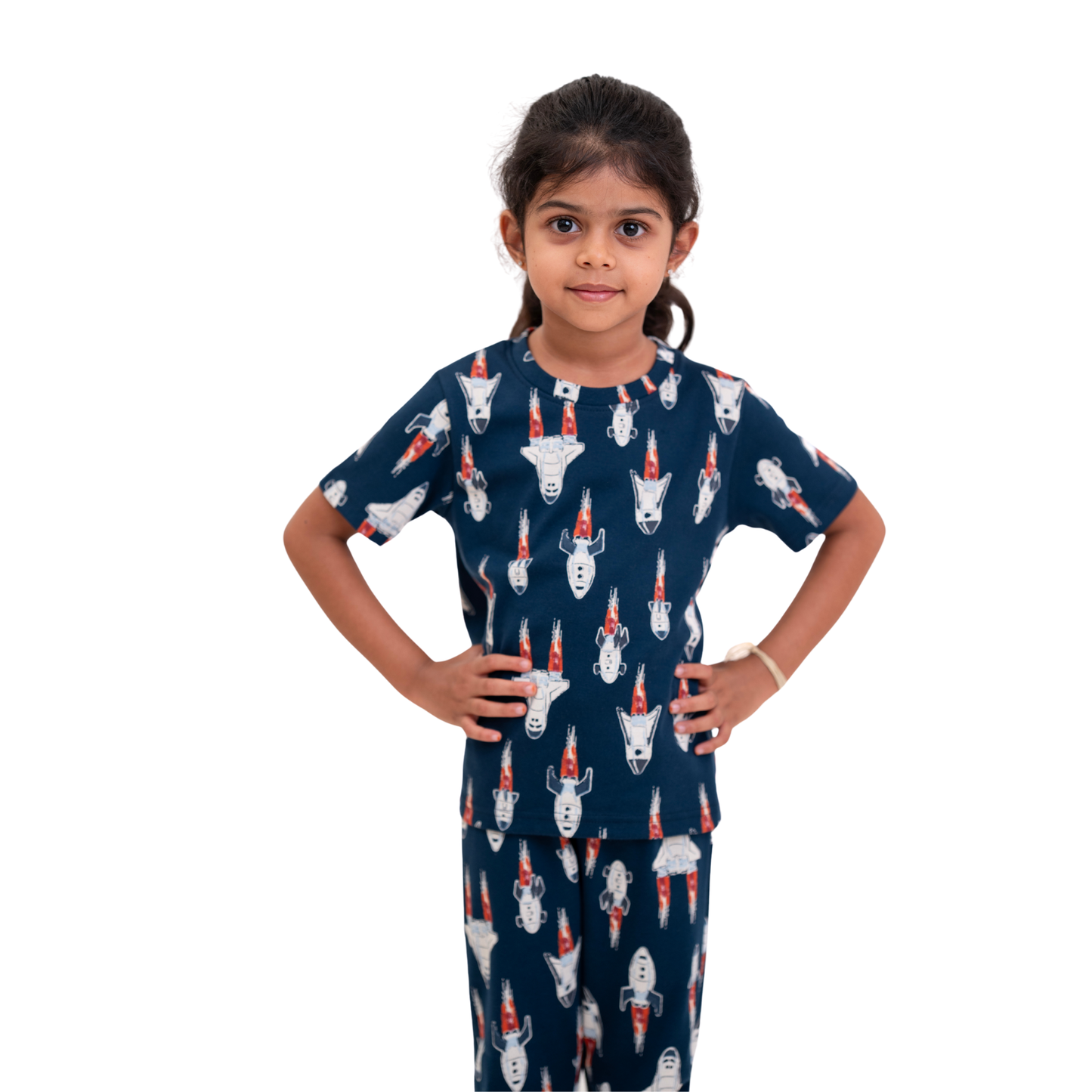 Space rocket print co-ords (unisex)