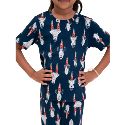 Space rocket print co-ords (unisex)