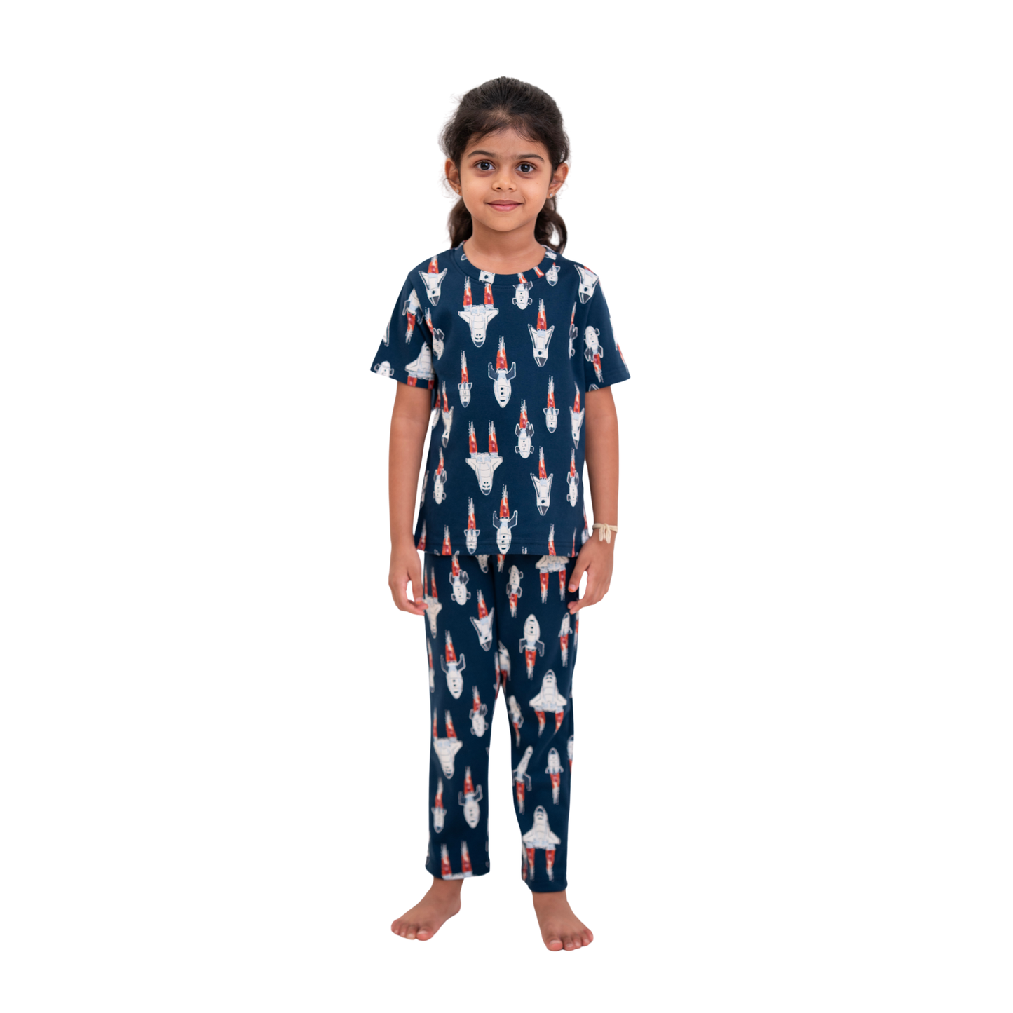 Space rocket print co-ords (unisex)