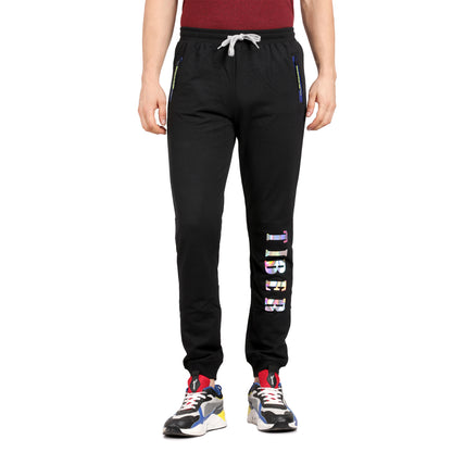 Side Zipper Grey Men's Jogger Pants