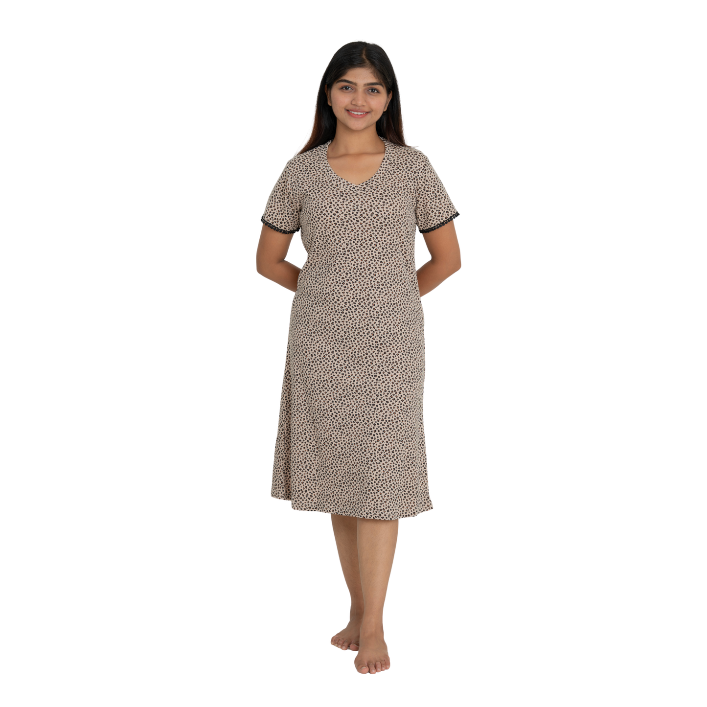 Playful animal print Sleep Dress