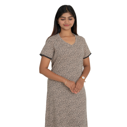 Playful animal print Sleep Dress