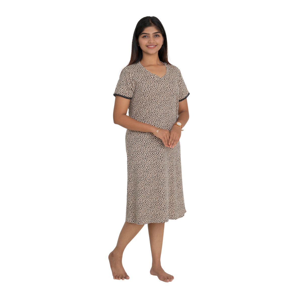 Playful animal print Sleep Dress
