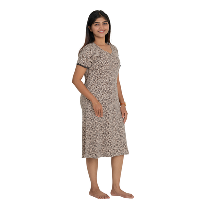Playful animal print Sleep Dress