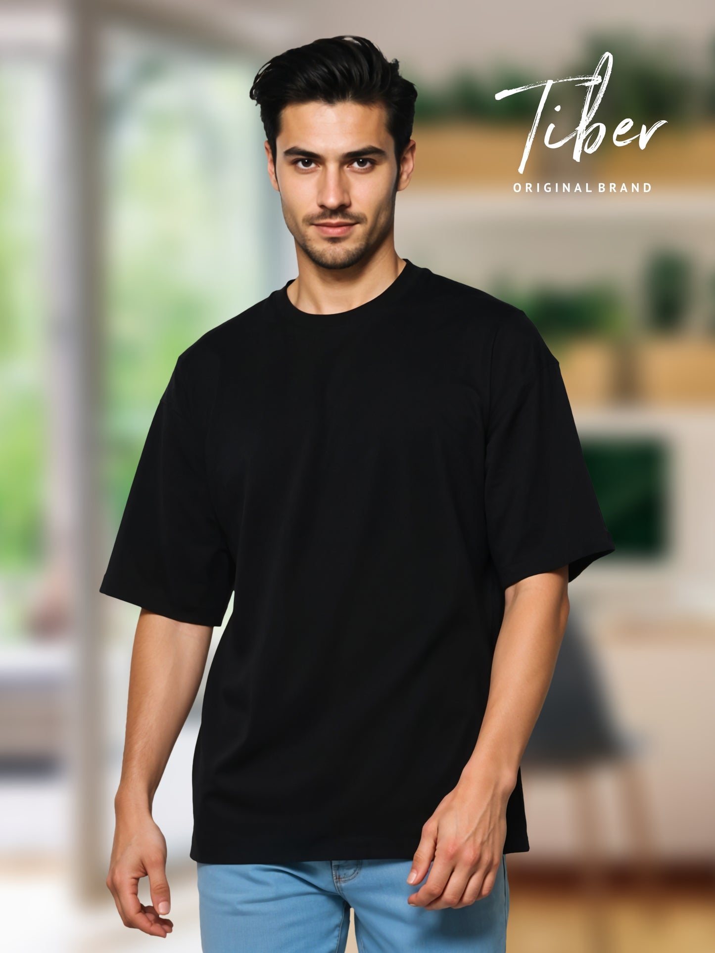 Oversized T-shirt(Design: No signal)